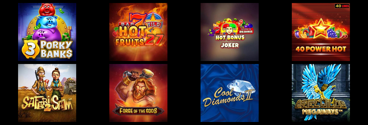 Seleção de Slots na BET4.COM